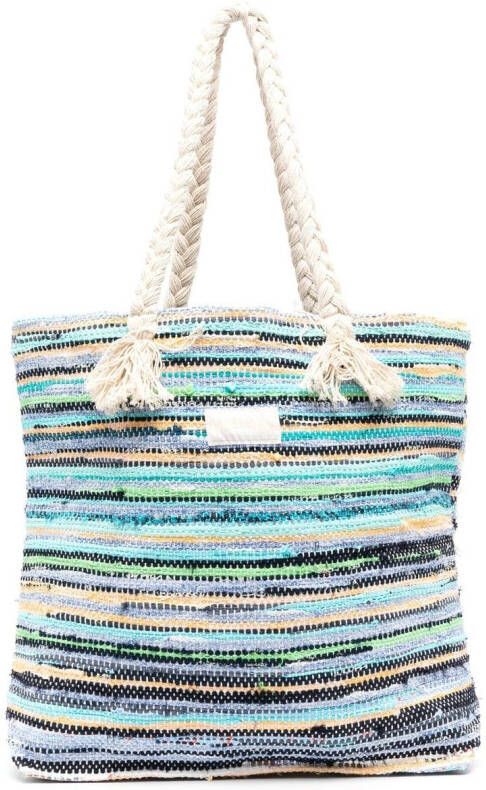 Vilebrequin Geweven shopper Blauw