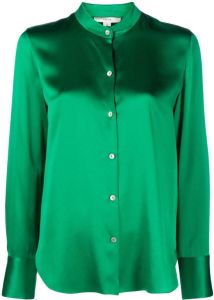 Vince Zijden blouse Groen