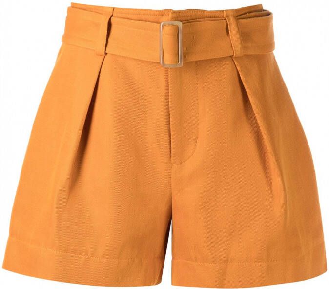Vince Shorts met ceintuur Oranje