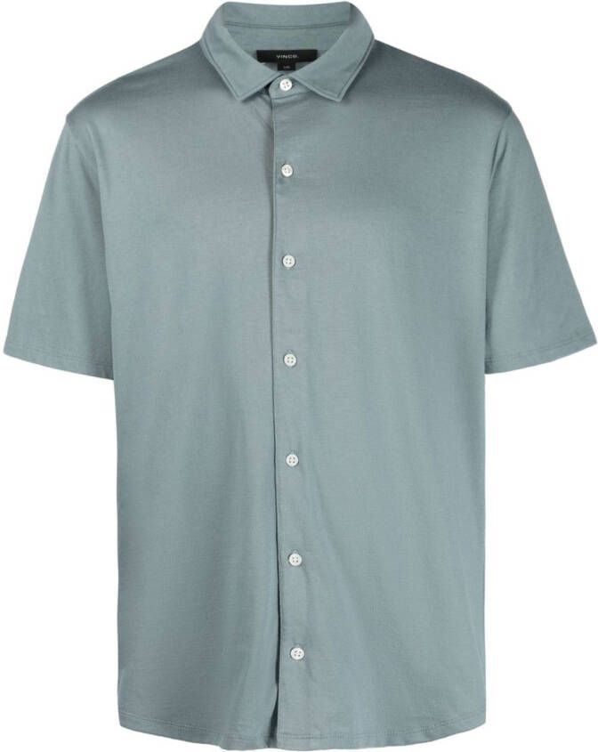 Vince Button-up overhemd Blauw