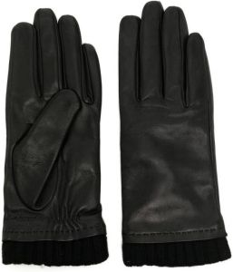 Vince Leren handschoenen Zwart