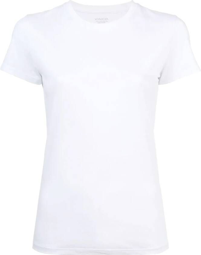 Vince classic short-sleeve T-shirt Wit