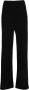 Vince High waist broek met wijde pijpen Zwart - Thumbnail 1