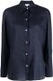 Vince Linnen blouse Blauw - Thumbnail 1