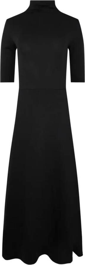 Vince Midi-jurk met col Zwart