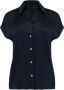 Vince Zijden blouse Blauw - Thumbnail 1