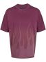 Vision Of Super T-shirt met geborduurd logo Paars - Thumbnail 1