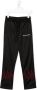 Vision Of Super Kids Joggingbroek met vlam print afwerking Zwart - Thumbnail 1