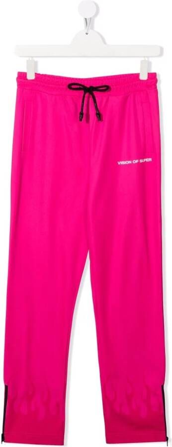 Vision Of Super Kids Straight joggingbroek Roze