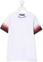 Vision Of Super Kids T-shirt met vlam print Wit - Thumbnail 1