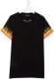 Vision Of Super Kids T-shirt met vlam print Zwart - Thumbnail 1