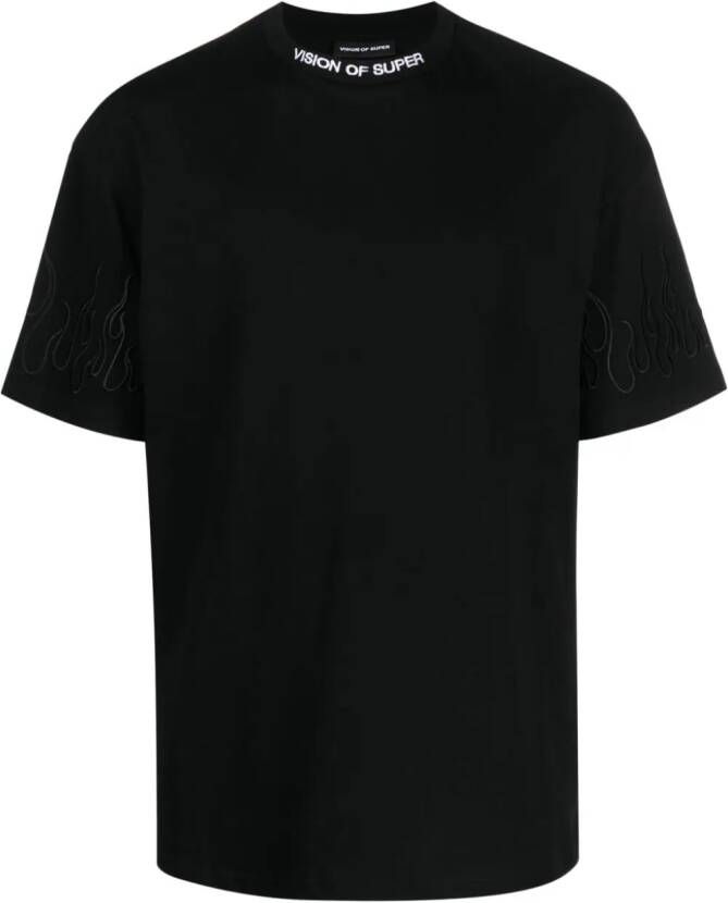 Vision Of Super T-shirt met geborduurd logo Zwart