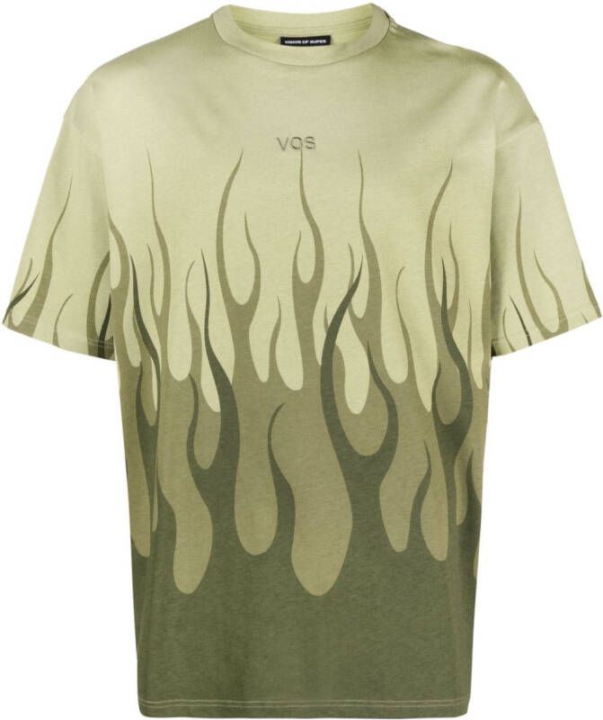 Vision Of Super T-shirt met geborduurd logo Groen