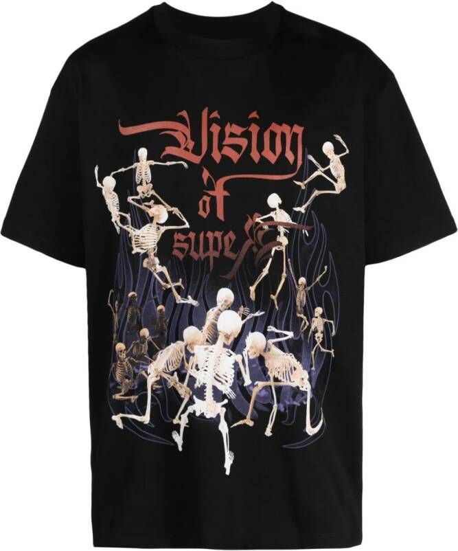 Vision Of Super T-shirt met print Zwart