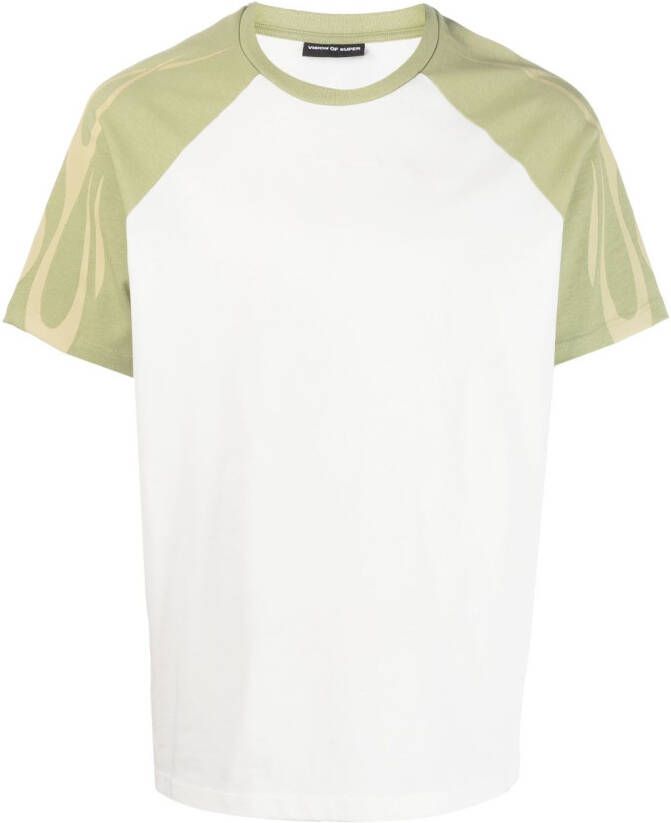 Vision Of Super T-shirt met raglan mouwen Wit