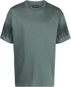 Vision Of Super T-shirt met vlammenprint Groen
