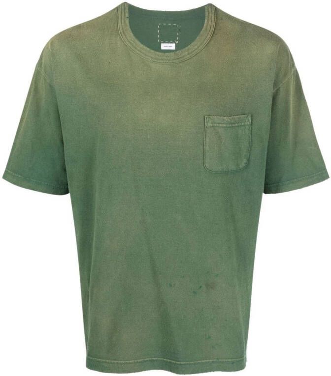 Visvim T-shirt met ombré-effect Groen