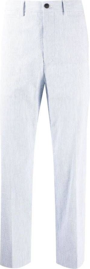 Visvim Gestreepte broek Blauw