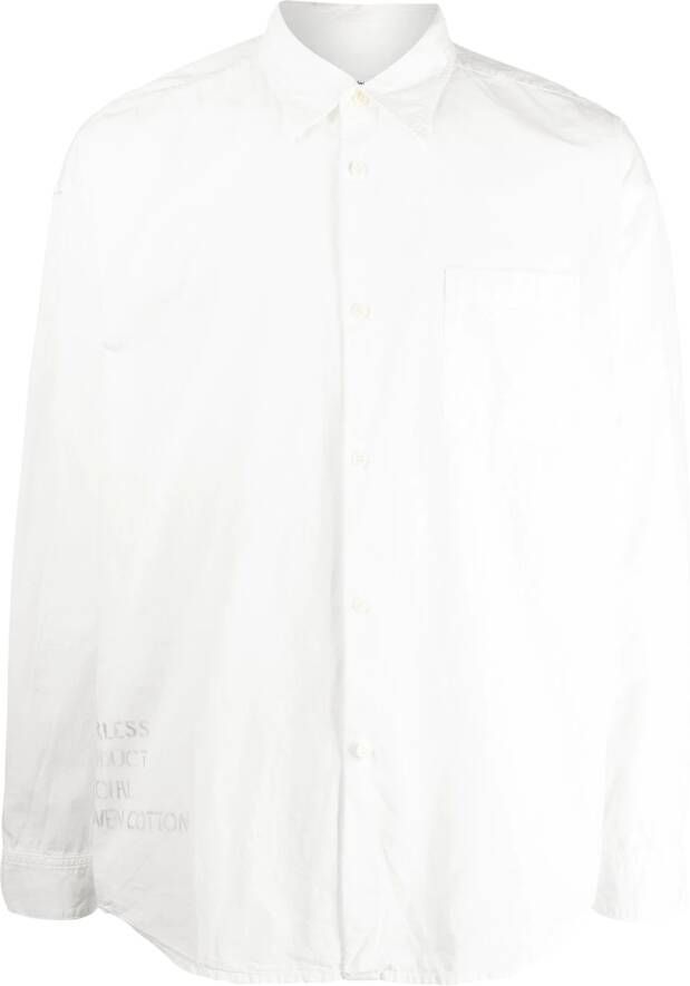 Visvim Overhemd met opgestikte zak Wit
