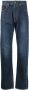 Visvim Jeans met contrasterende stiksels Blauw - Thumbnail 1