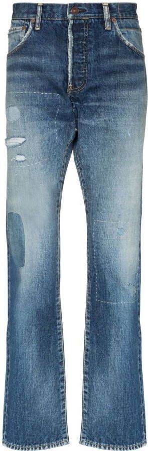 Visvim Straight jeans Blauw