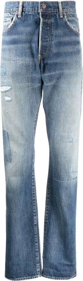 Visvim Straight jeans Blauw