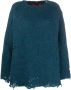 VITELLI Trui met gerafeld-effect Blauw - Thumbnail 1