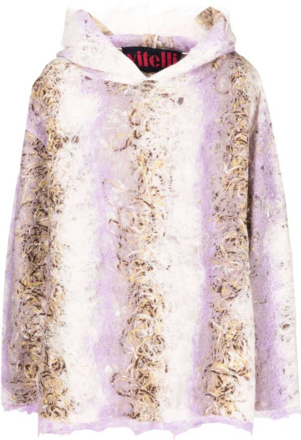 VITELLI Hoodie met kleurverloop Paars