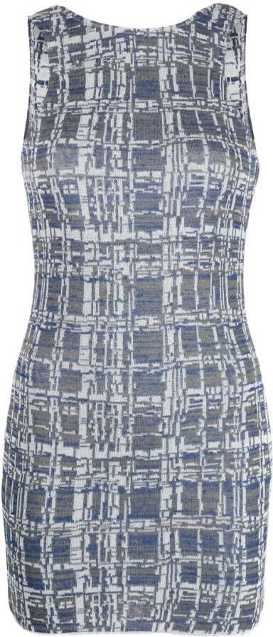 VITELLI Mouwloze mini-jurk Blauw