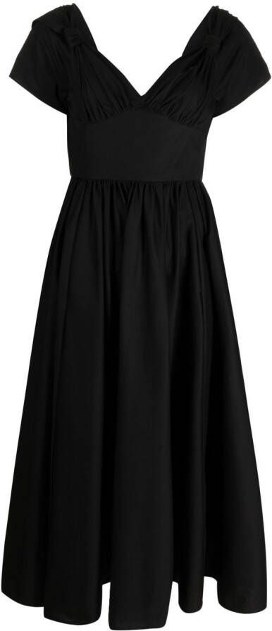 Vivetta Flared midi-jurk Zwart