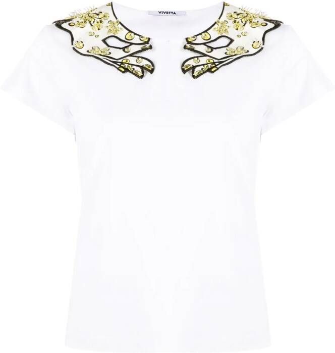 Vivetta T-shirt met kapmouwen Wit
