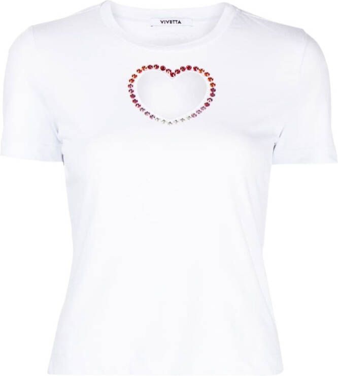 Vivetta Uitgesneden T-shirt Wit