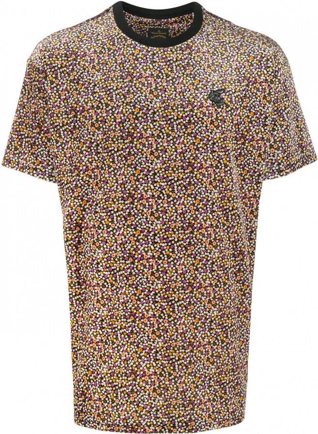Vivienne Westwood T-shirt met bloemenprint Zwart
