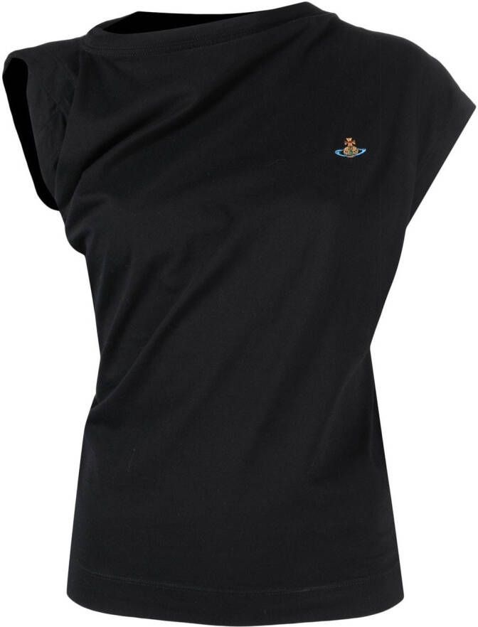 Vivienne Westwood Asymmetrisch T-shirt Zwart