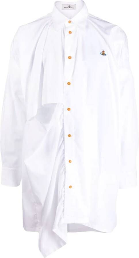 Vivienne Westwood Asymmetrisch shirt Wit