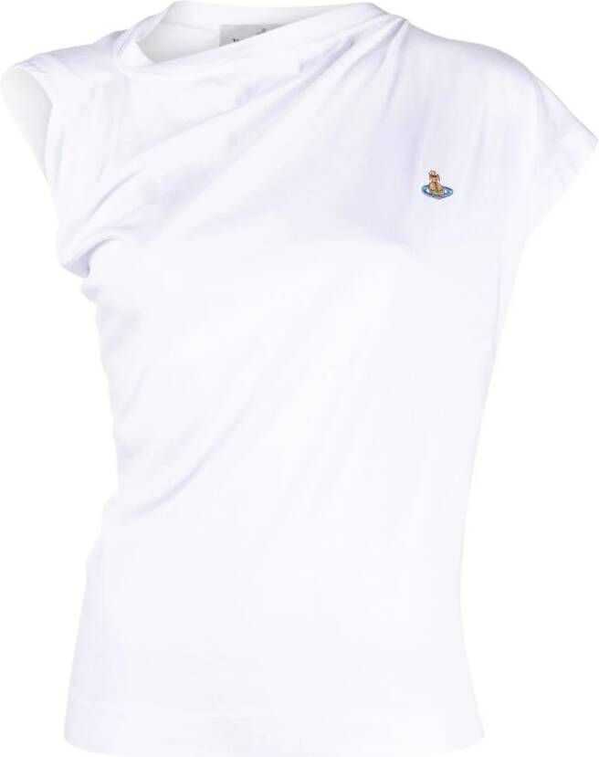 Vivienne Westwood Asymmetrisch T-shirt Wit