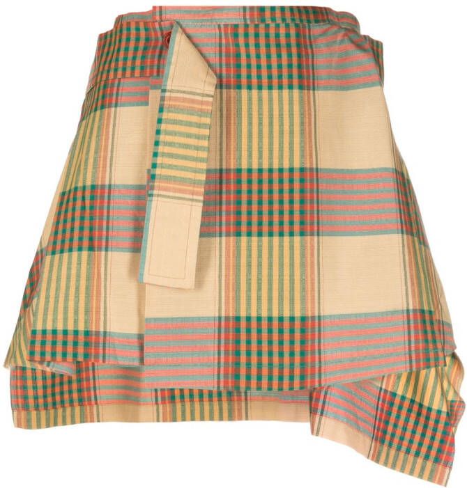 Vivienne Westwood Asymmetrische rok Geel