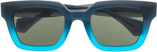 Vivienne Westwood Cary zonnebril met rechthoekig montuur Blauw