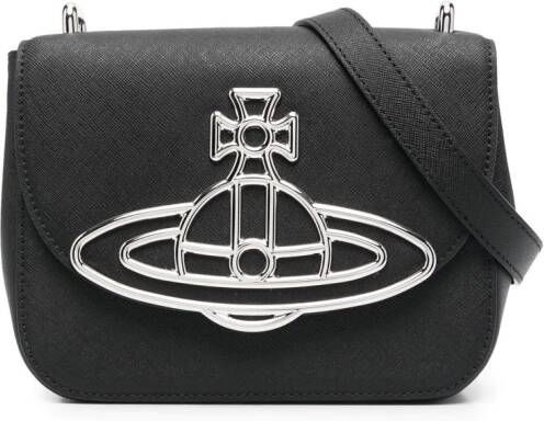 Vivienne Westwood Crossbodytas met logoplakkaat Zwart