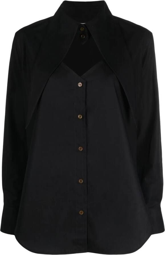 Vivienne Westwood Blouse met uitgesneden detail Zwart