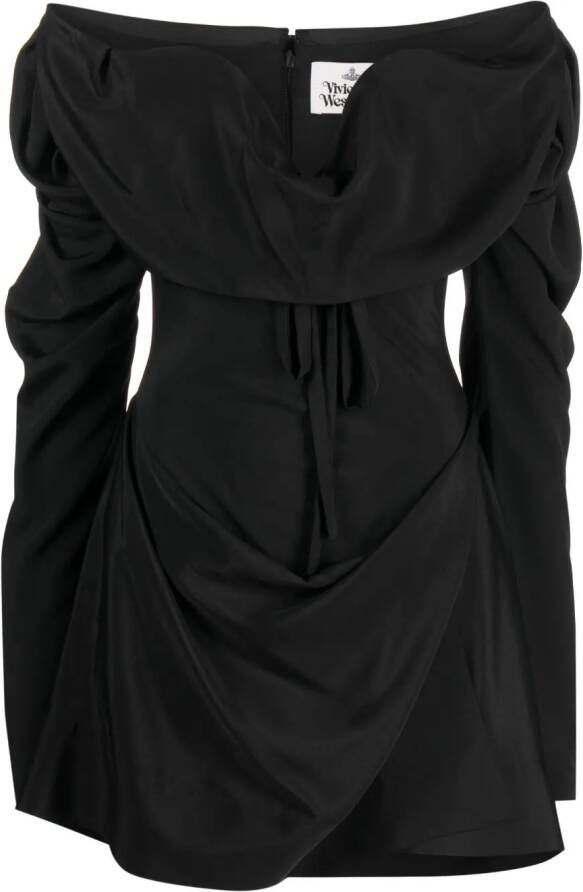 Vivienne Westwood Mini-jurk met korsetstijl Zwart