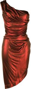 Vivienne Westwood Gedrapeerde jurk Rood