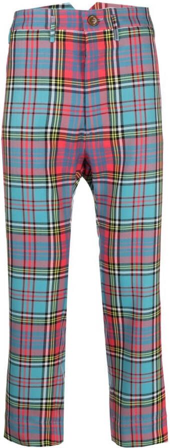 Vivienne Westwood Geruite broek Blauw