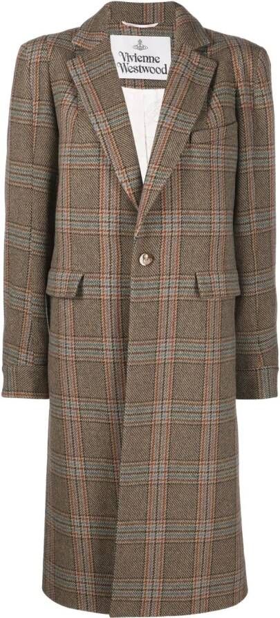 Vivienne Westwood Geruite jas Bruin