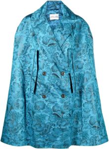 Vivienne Westwood Jas met capemouwen Blauw