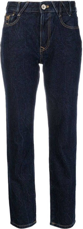 Vivienne Westwood Jeans met geborduurd logo Blauw