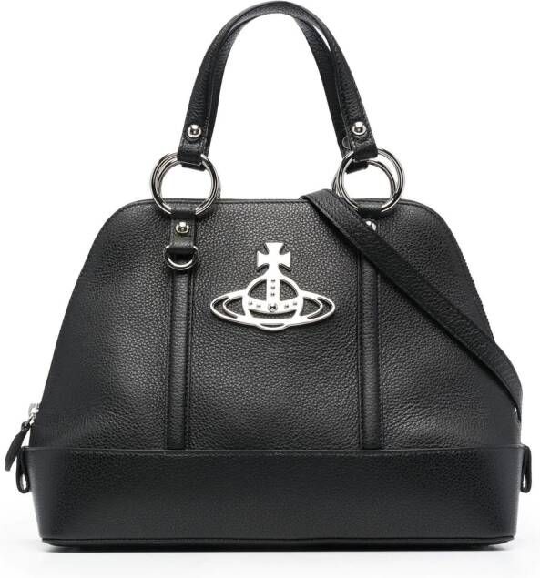 Vivienne Westwood Jordan leren handtas Zwart