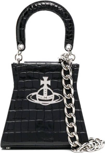 Vivienne Westwood Kelly grote schoudertas Zwart