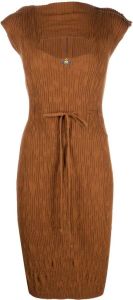Vivienne Westwood Midi-jurk Bruin