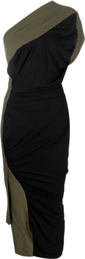 Vivienne Westwood Asymmetrische midi-jurk Zwart